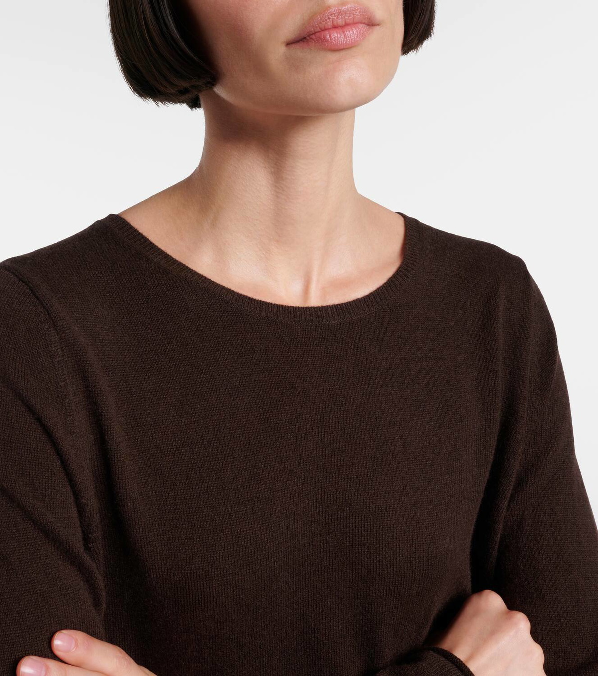 Jardin des Orangers Wool and cashmere midi dress