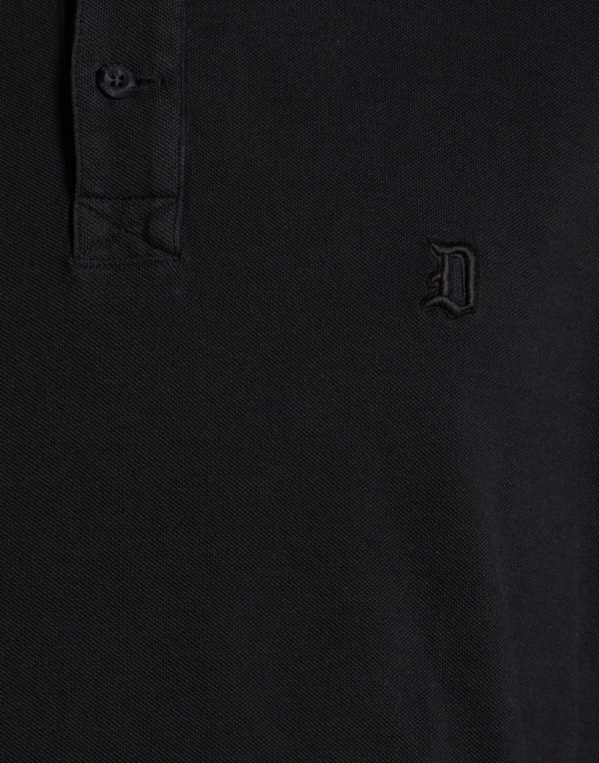 Dondup Mens Polo shirt in Black