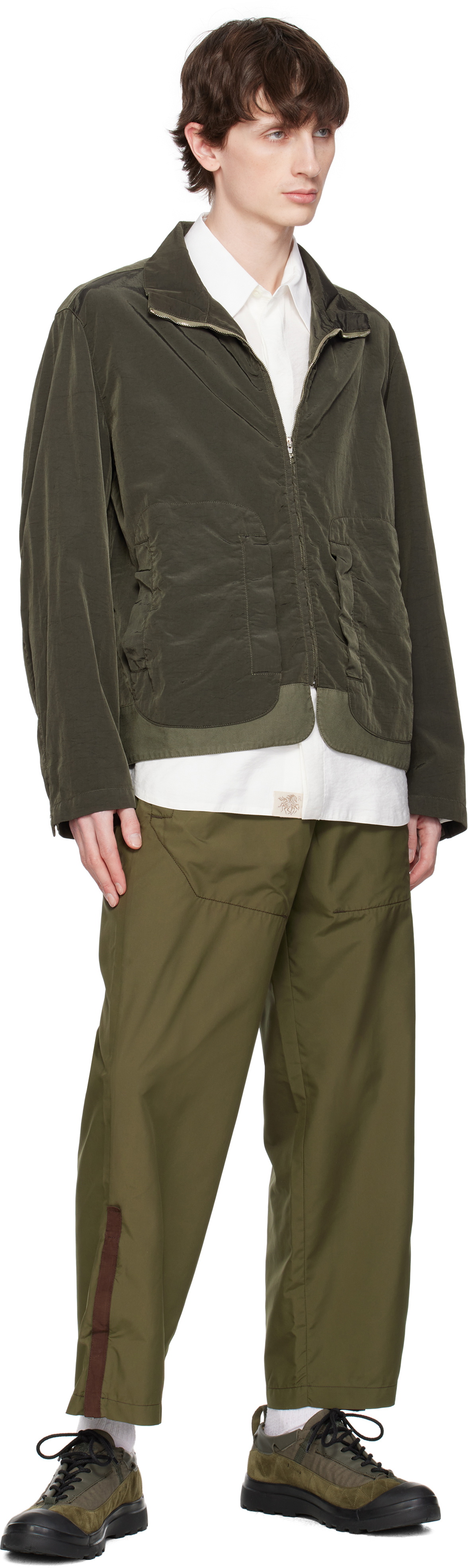RANRA Khaki Seeds Mini Ripstop Trousers