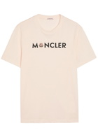 Moncler Logo-print Cotton T-shirt Natural