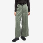 Snow Peak Women's FR Stretch Wide Leg Trousers in Foliage
