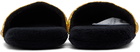 Versace Underwear Black Baroque Slippers