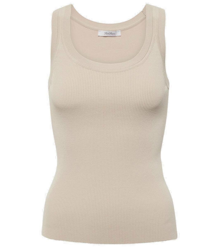 Photo: Max Mara Leisure Siro ribbed-knit tank top