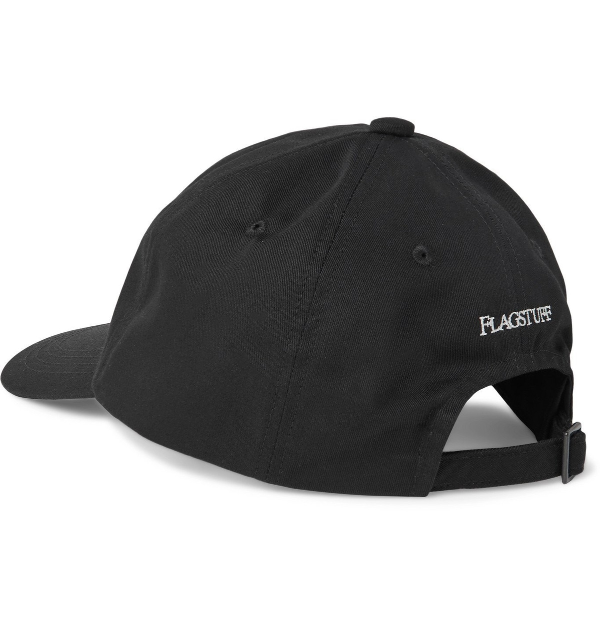 Flagstuff Embroidered CottonTwill Baseball Cap Black Flagstuff