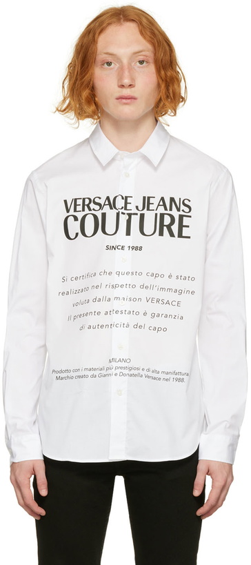 Photo: Versace Jeans Couture White Warranty Shirt