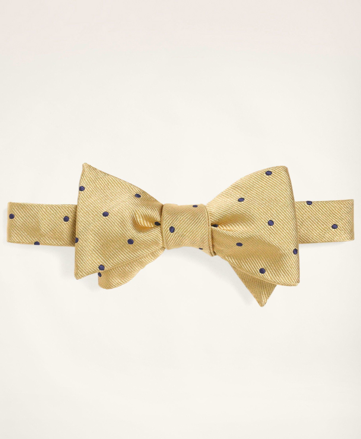 Brooks Brothers Men's Dot Bow Tie | Gold