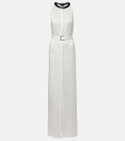 Tom Ford Crêpe satin maxi dress