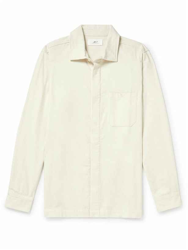 Photo: Mr P. - Cotton-Flannel Shirt Jacket - Neutrals