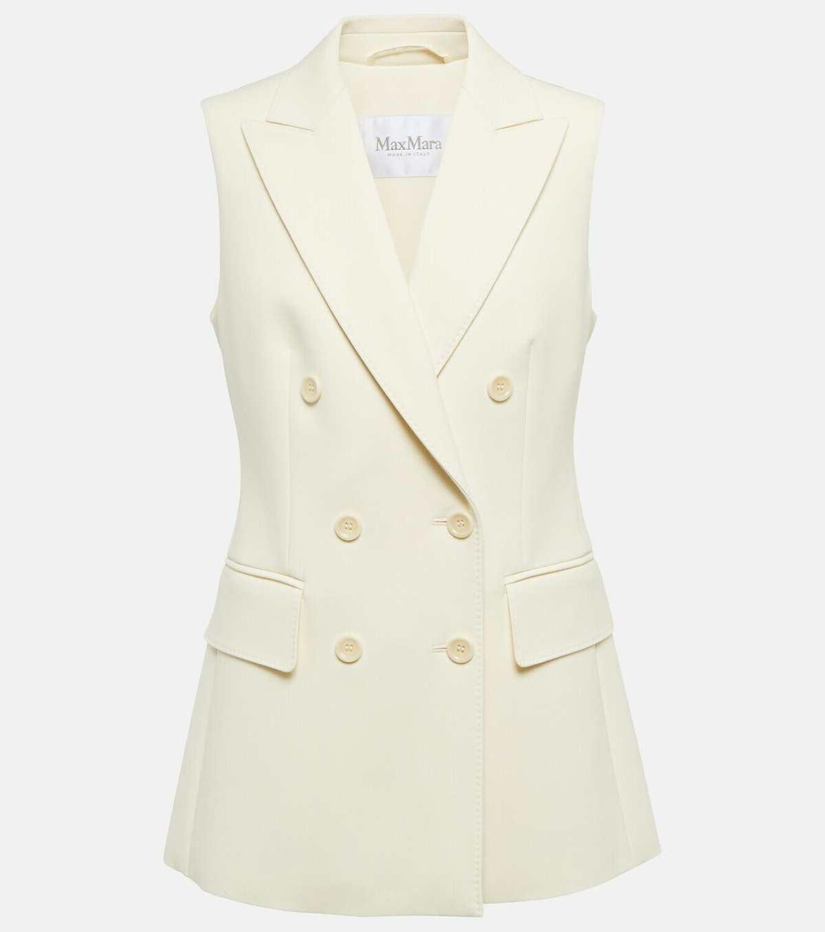 Max Mara - Pallida wool-blend blazer vest Max Mara