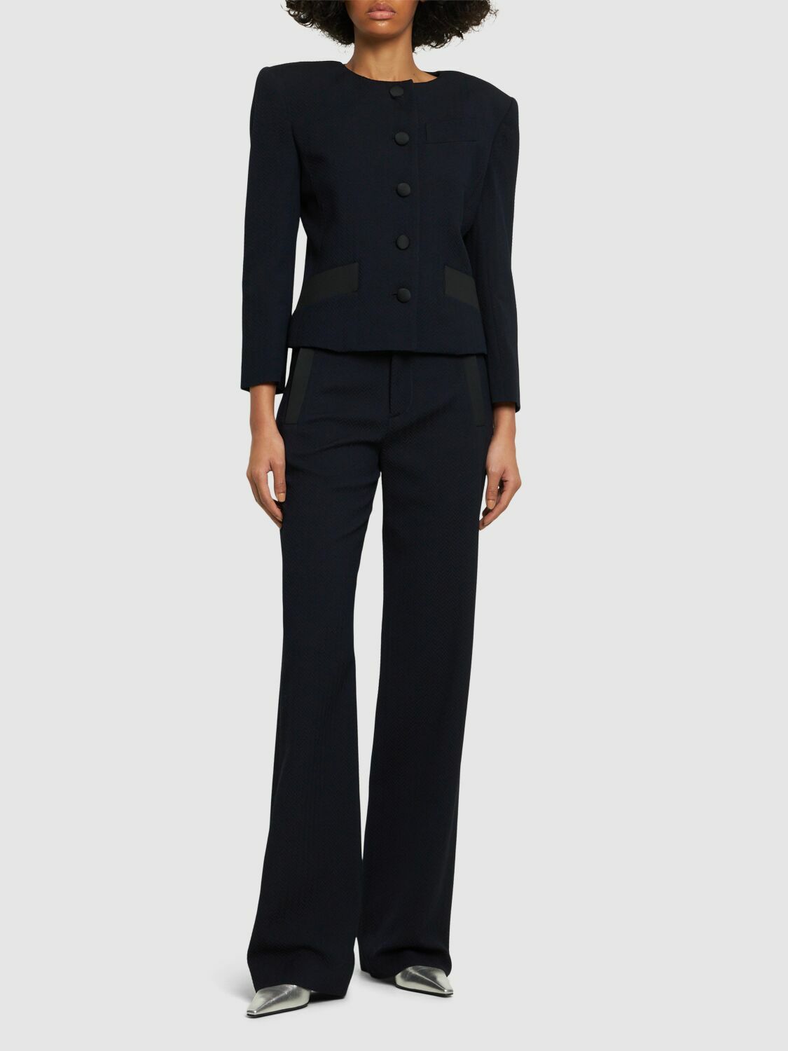 VIVIENNE WESTWOOD - Iman Cotton Blend Jacquard Jacket Vivienne