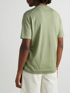 John Smedley - Lorca Slim-Fit Sea Island Cotton T-Shirt - Green