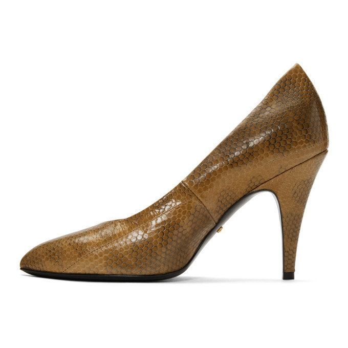Gucci Python High Heels Gucci Tan Python Heels Gucci