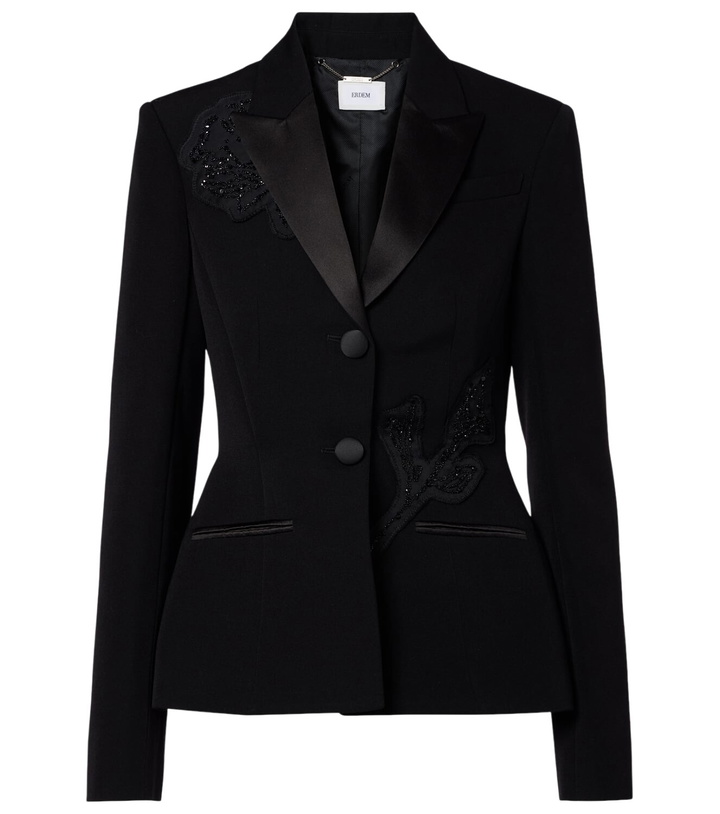 Photo: Erdem Single-breasted virgin wool blazer
