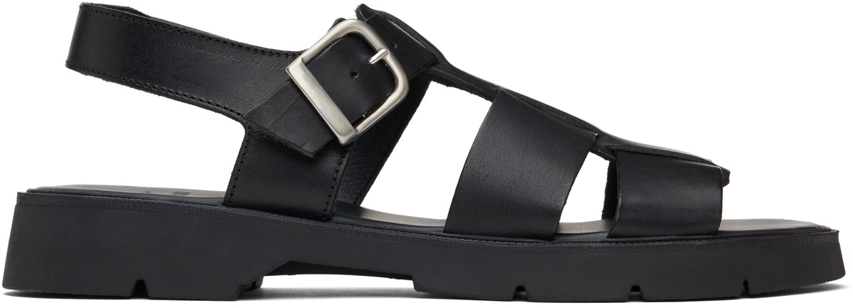 KLEMAN Black Ballast VTG Sandals