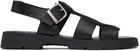 KLEMAN Black Ballast VTG Sandals