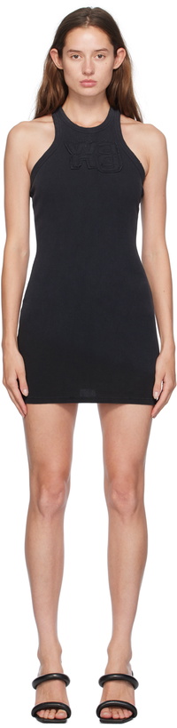 Photo: alexanderwang.t Black Patch Minidress