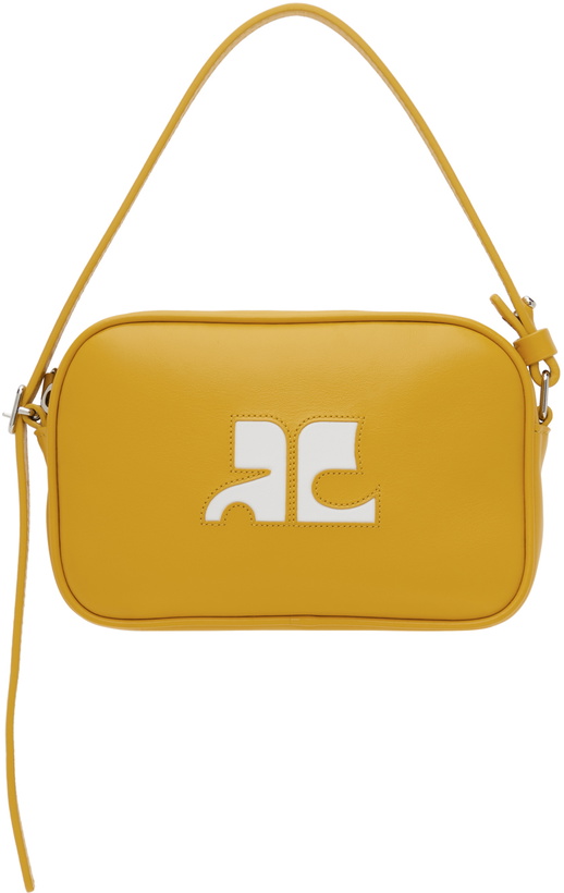 Photo: Courrèges Yellow Slim Leather Camera Bag