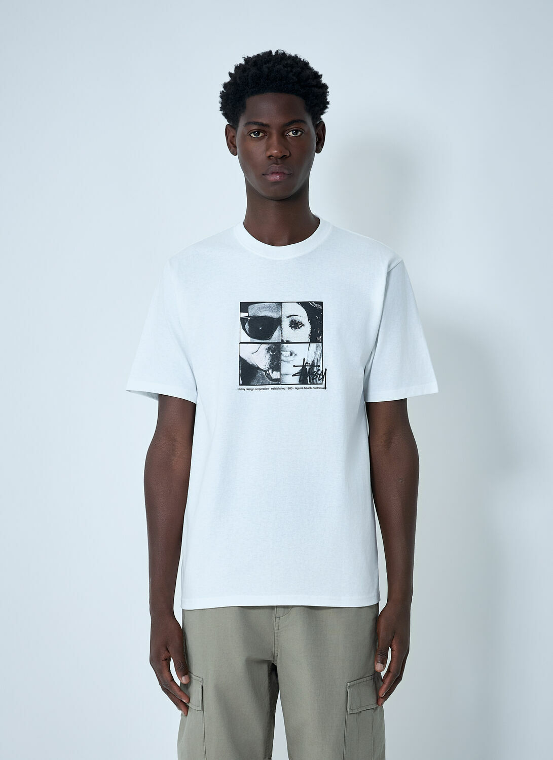 Stüssy Logo Motif T-Shirt