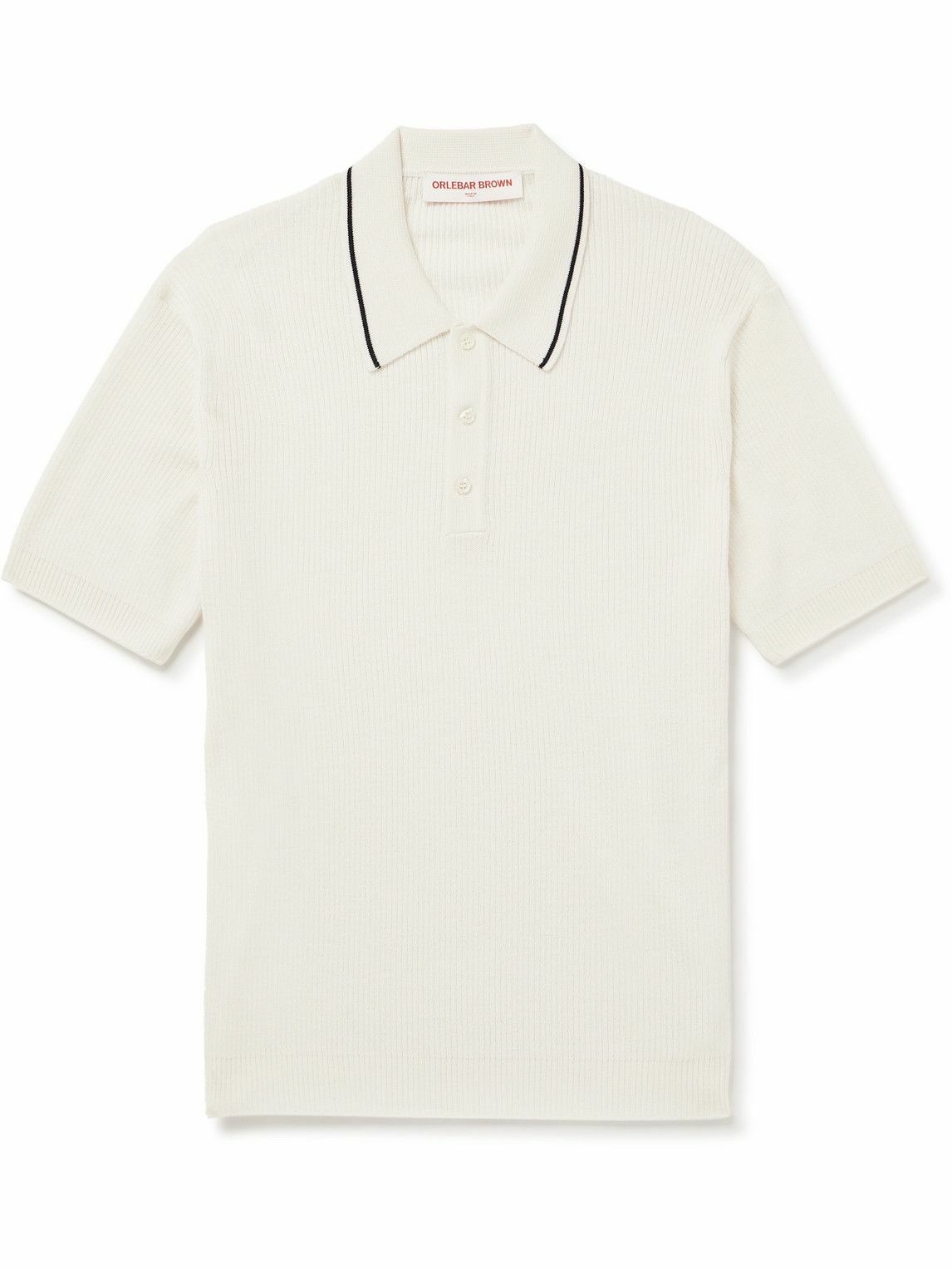 Orlebar Brown - Maranon Slim-Fit Merino Wool Polo Shirt - White Orlebar ...