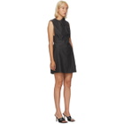 Situationist Grey Wrap Collar Dress