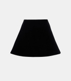 David Koma Velvet miniskirt