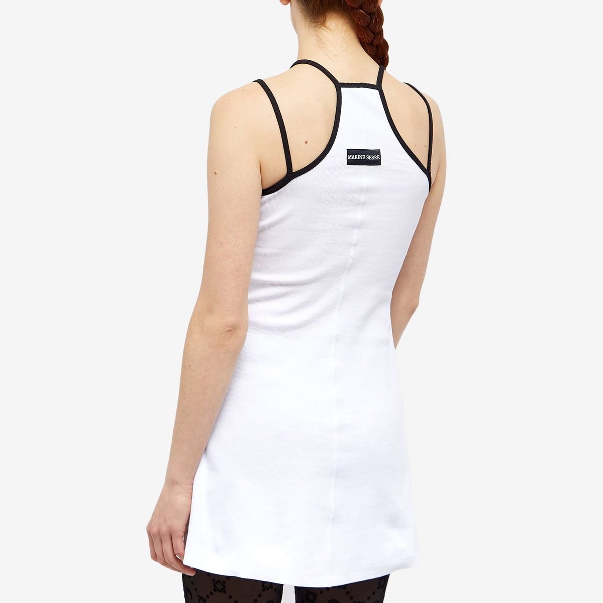 【関税&送料込】Marine Serre White Cotton Dress Marine Serre Cotton Dress in White | Lyst