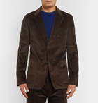 AMI - Brown Cotton-Corduroy Blazer - Men - Brown