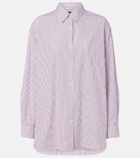 Nili Lotan Yorke striped cotton shirt