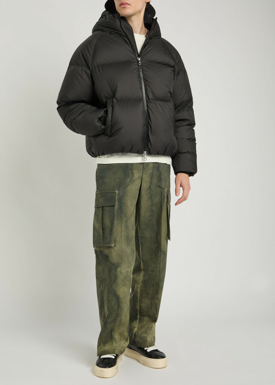 Cole Buxton Multicam Padded Nylon Jacket Black