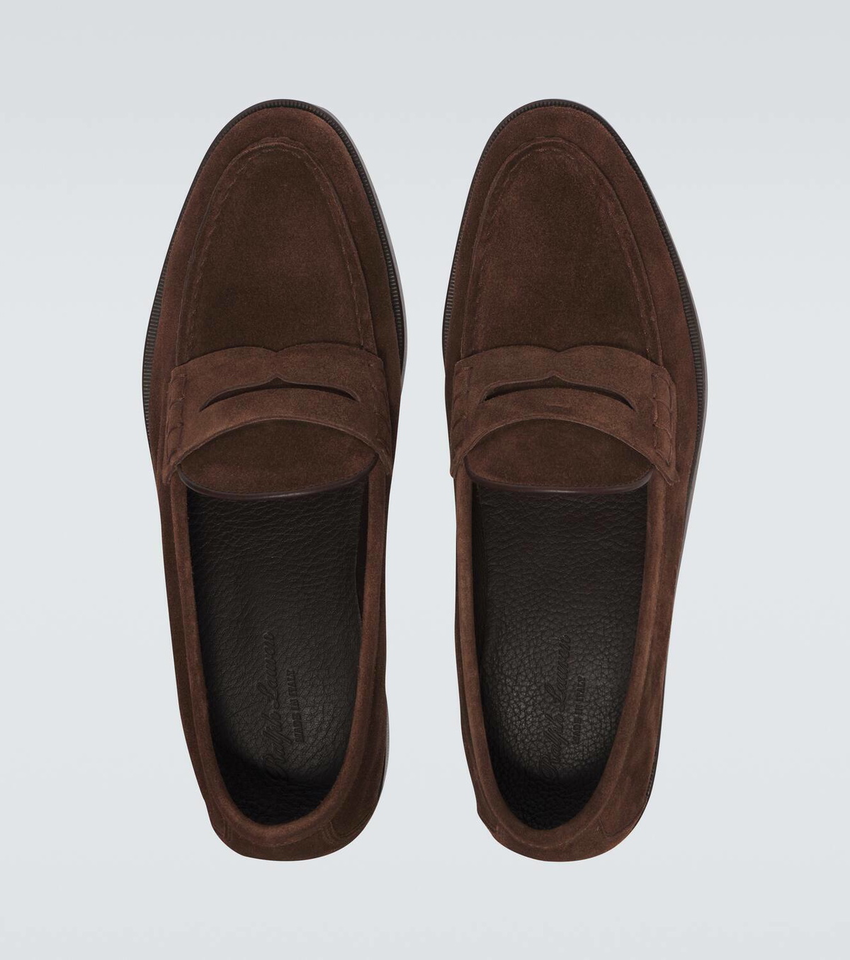 Ralph Lauren Purple Label Suede penny loafers