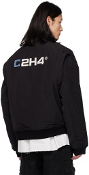 C2H4 Black Logo Bomber Jacket