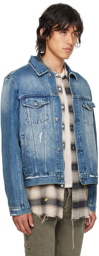 Ksubi Blue Classic Denim Jacket