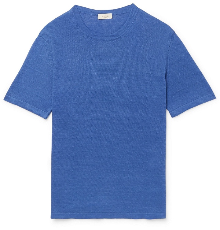 Photo: Altea - Linen T-Shirt - Blue