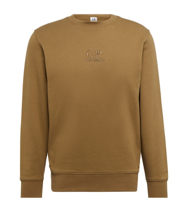 Photo: C.P. Company - Logo-embroidered cotton sweatshirt