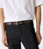 Gucci Double G leather belt