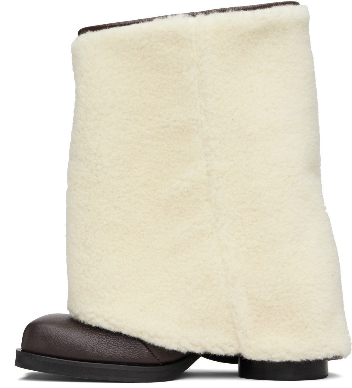 GmbH Off-White & Brown Emrik Gaiter Boots