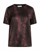 Manila Grace Womens Top Burgundy