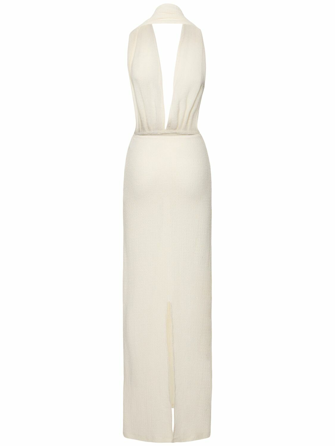 LUDOVIC DE SAINT SERNIN - Bandeau Linen Blend Halter Neck Dress Ludovic de Saint Sernin LUDOVIC DE SAINT SERNIN - Bandeau Linen Blend Halter Neck Dress Ludovic de Saint Sernin
