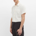 Oliver Spencer Men's Riviera Short Sleeve Shirt in Cream