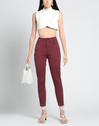 Jijil Womens Jeans Burgundy