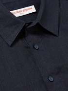 Orlebar Brown - Ridley Linen Shirt - Blue