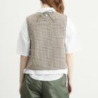 STEL Women's Tie Side Check Tank Top in Camel Check