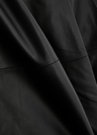 Aexae Panelled Leather Skirt Black