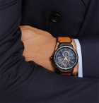 Kingsman x TAG Heuer - TAG Heuer Connected Modular 45mm Ceramic and Leather Smart Watch, Ref. No. SBF8A8023.32EB0103 - Blue