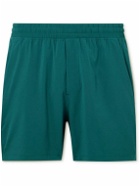 Lululemon - Pace Breaker Straight-Leg Mesh-Trimmed Stretch Recycled-Shell Shorts - Green