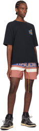 Rhude SSENSE Exclusive Black 'Grand Cru' T-Shirt
