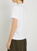 Jacquemus Le T-shirt Gros Grain Logo Cotton T-shirt White