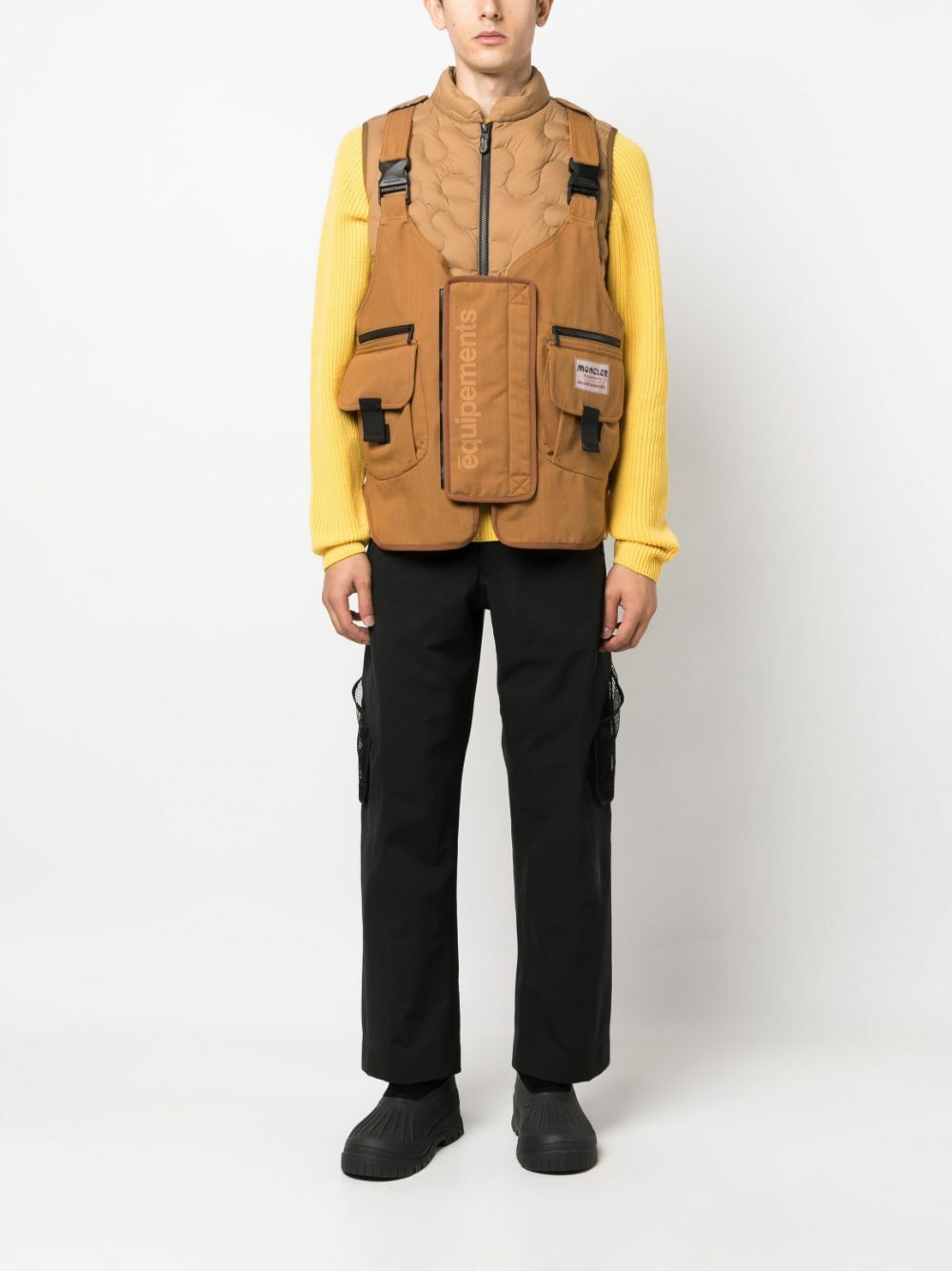 Moncler Genius X Salehe Bembury Brown Sierpinski Layered