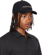 Ferragamo Black Core Signature Cap