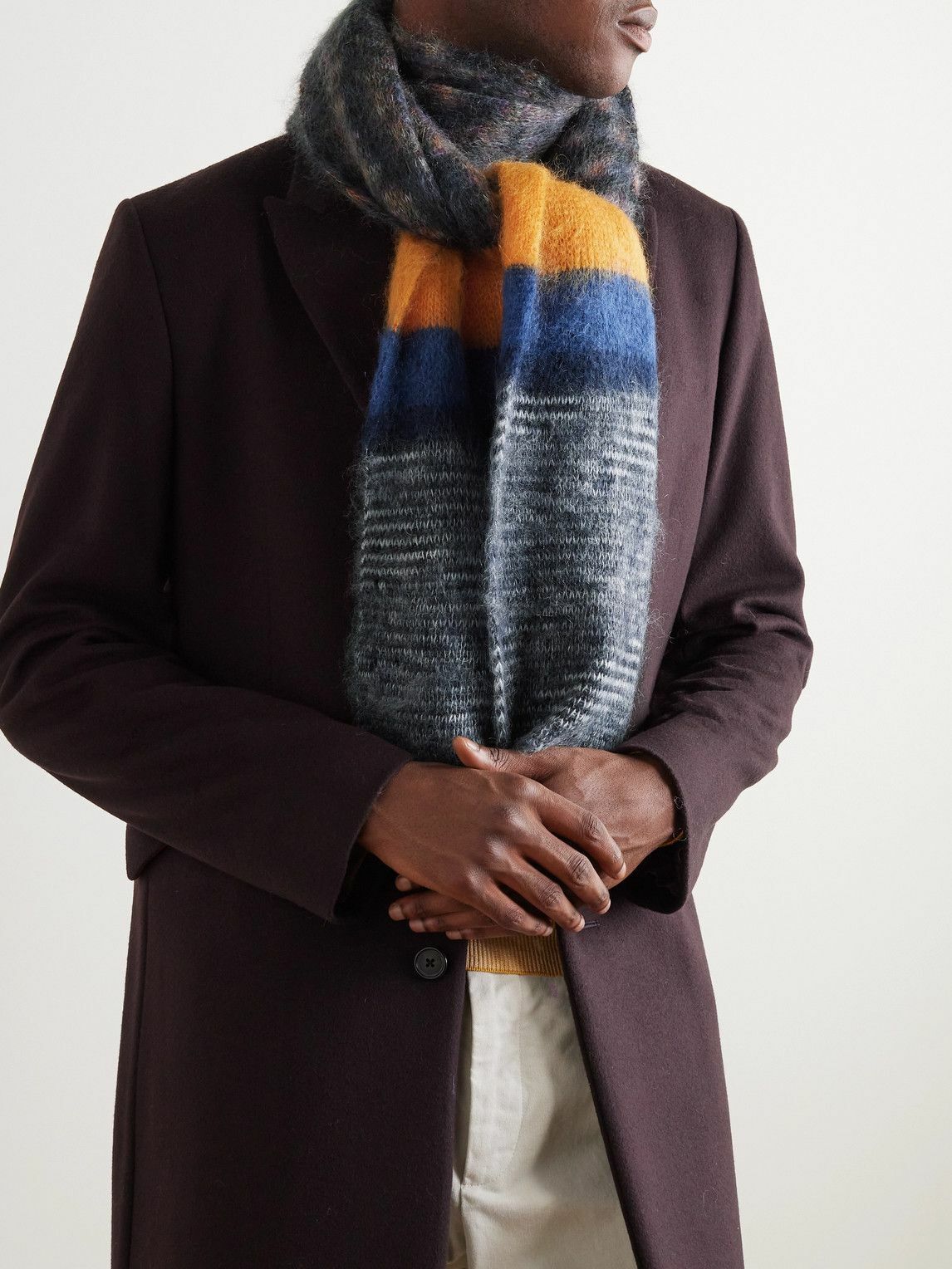 Missoni - Striped Mohair-Blend Scarf